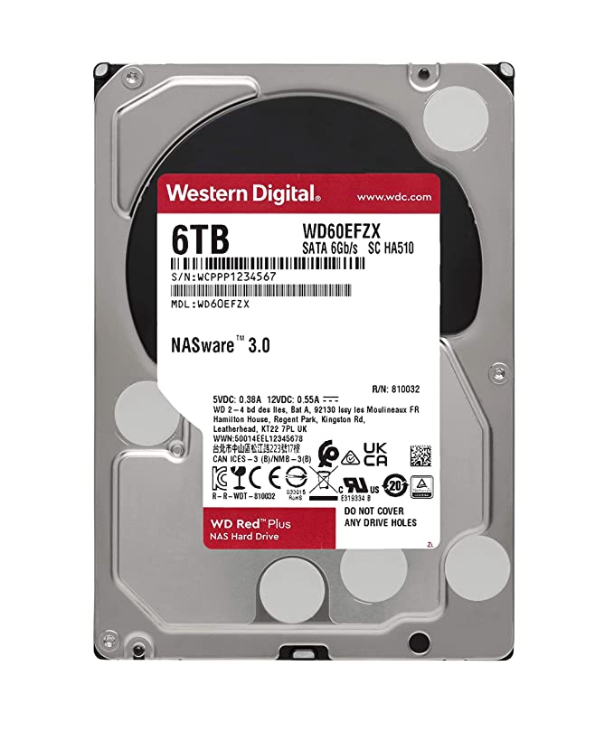 WESTERN DIGITAL WD RED 6TB NAS HARD DISK DRIVE