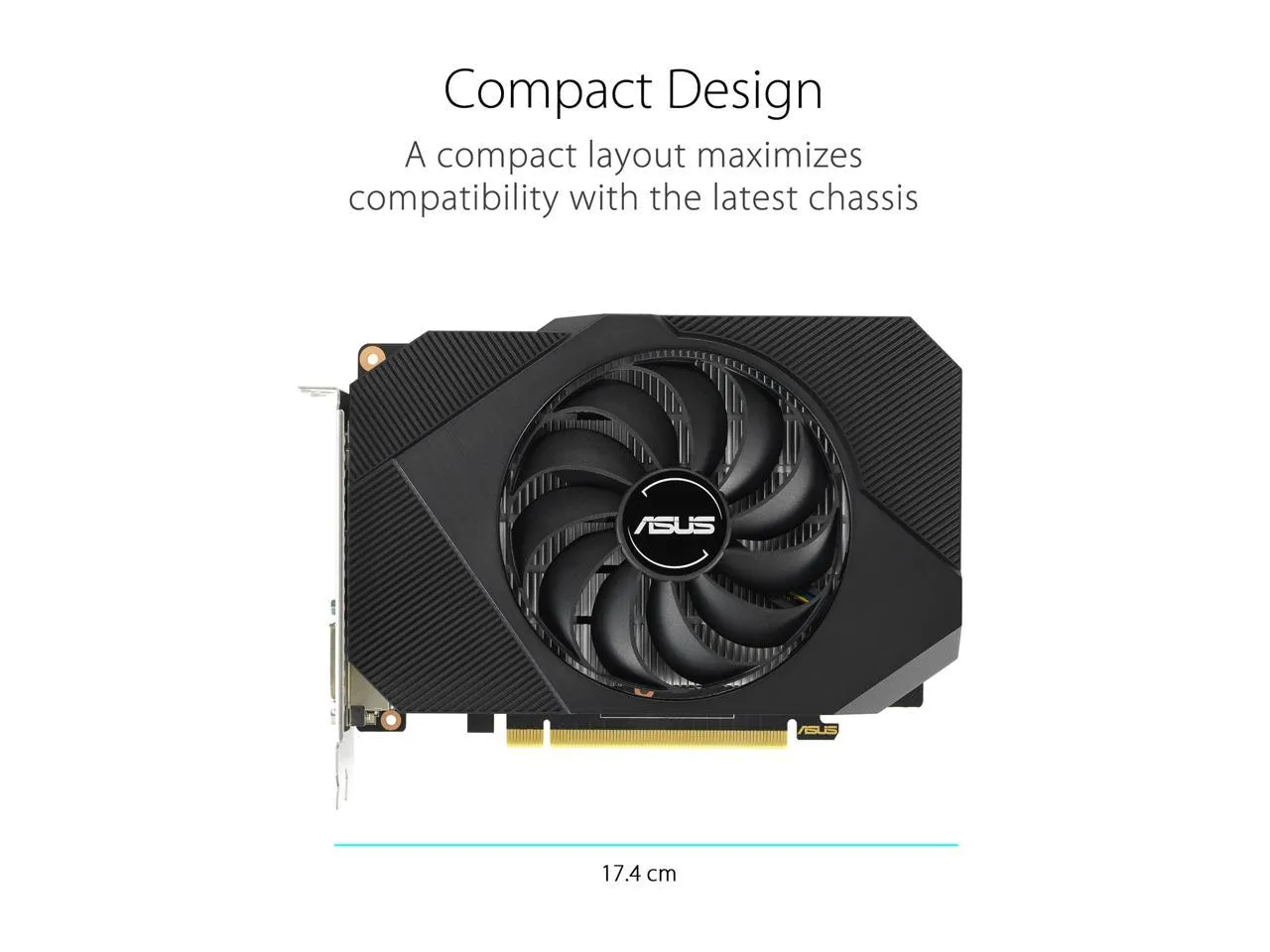 ASUS Phoenix GeForce GTX 1630 4GB GDDR6 Graphic Card PH-GTX1630-4G