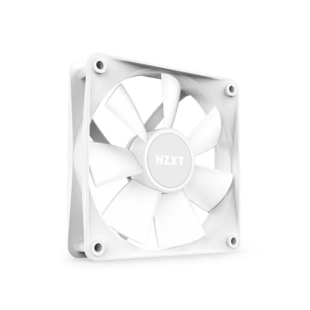 NZXT F120 RGB CORE 120MM HUB-MOUNTED CABINET FAN (MATTE WHITE)