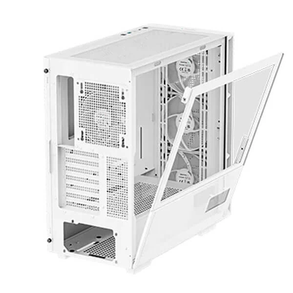 DEEPCOOL CH560 DIGITAL WH MESH ARGB E-ATX MID TOWER CABINET WHITE