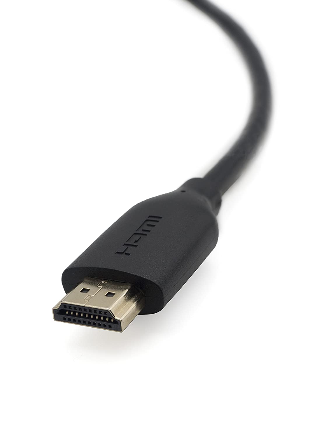 Belkin High Speed HDMI Cable Supports Ethernet, 3D, 4K, 1080p,Gold Plated Audio Return (3.3 Feet,Black)