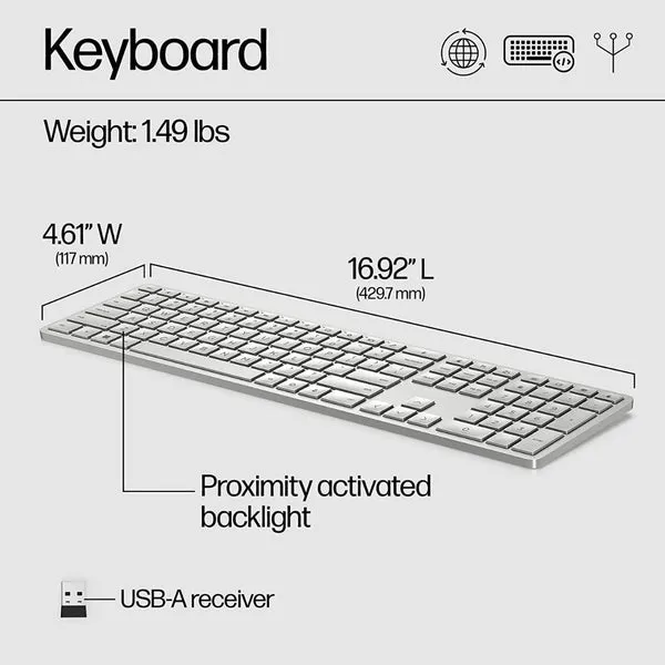 HP 970 Programmable Wireless keyboard - Image 3
