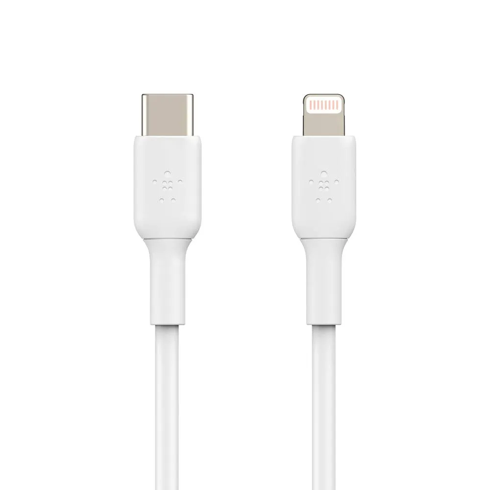 Belkin Boost Charge Lightning to USB Type-C Cable (3.3', White)
