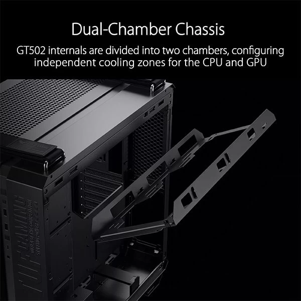 Asus TUF Gaming GT502 (ATX) Mid Tower Cabinet (Black)