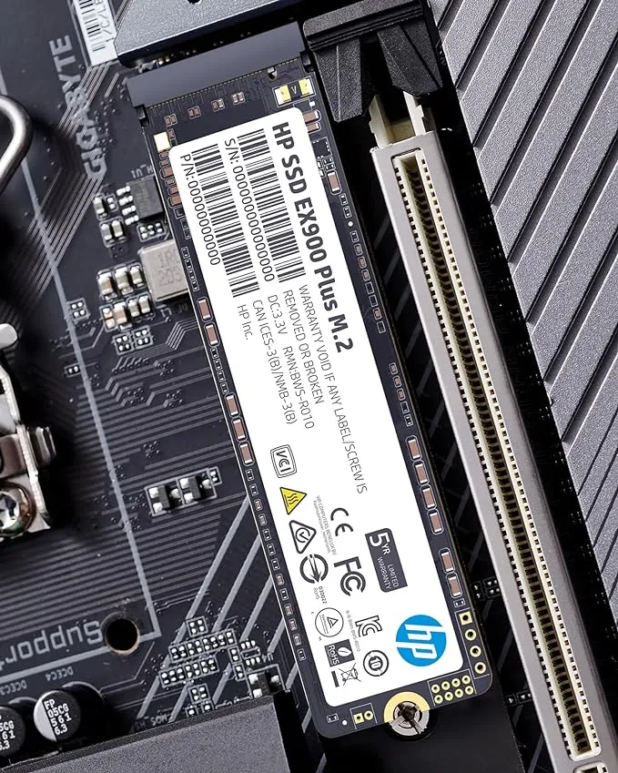 HP EX900 Plus 1TB NVMe M.2 PCIe 3x4 SSD