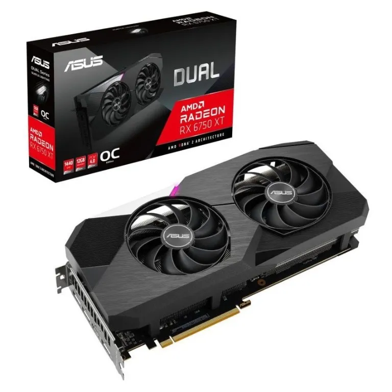 ASUS Dual Radeon™ RX 6750 XT OC Edition 12GB GDDR6  Graphic card