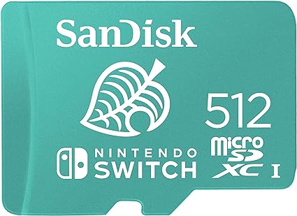 SanDisk 512GB microSDXC-Card, Licensed for Nintendo -Switch
