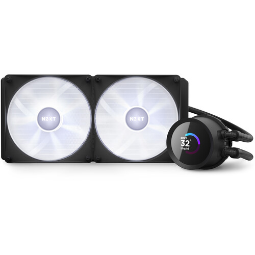 NZXT Kraken 280 RGB 280mm AIO Liquid Cooler with LCD Dispay (Black)