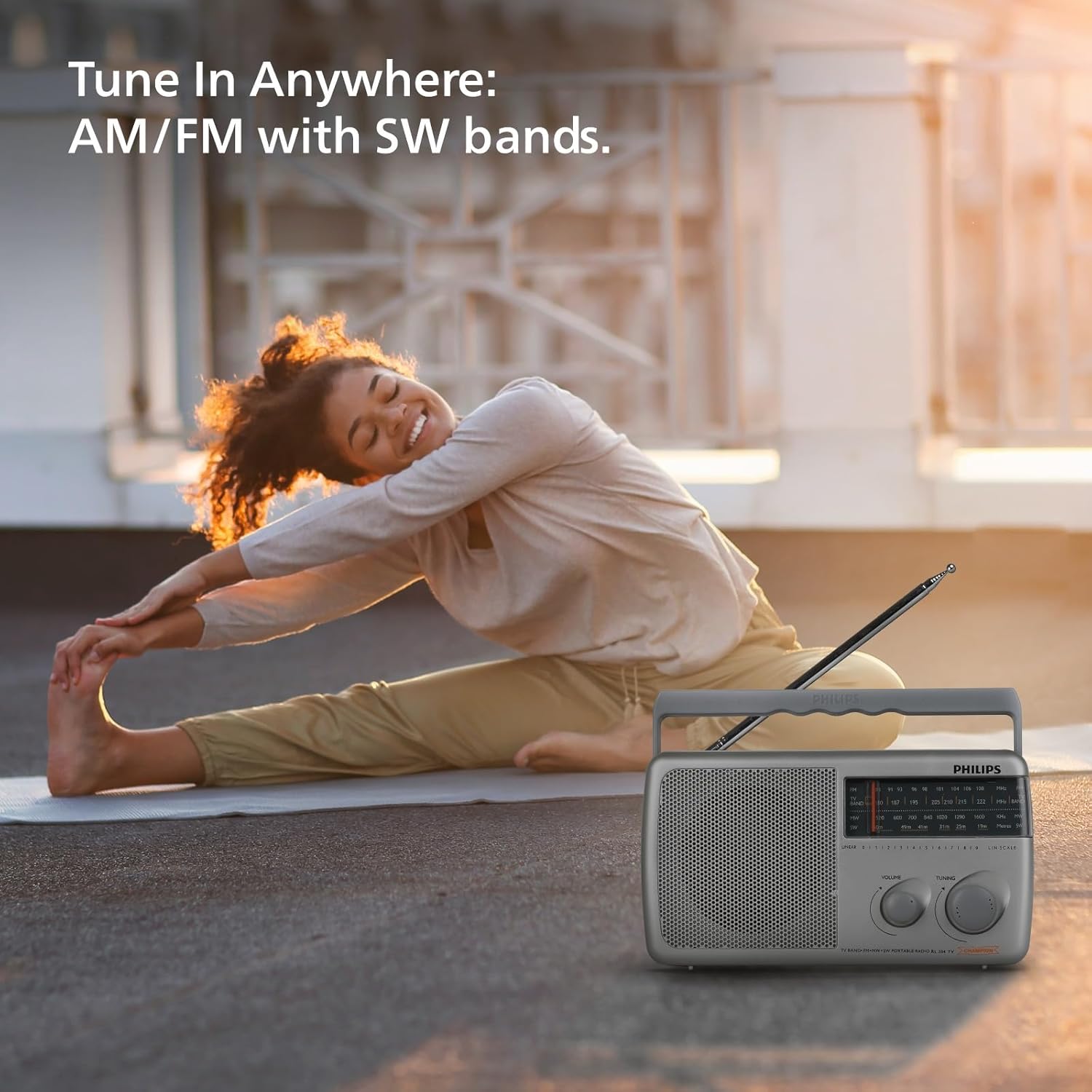 Philips Radio RL384/94 with MW/FM/SW, 500mW +1 dB RMS Sound OutpuT - Image 2