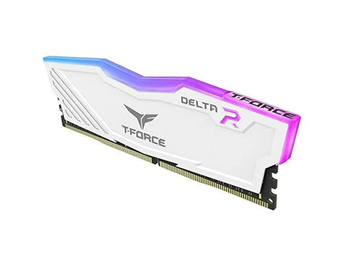 Teamgroup T-Force Delta RGB 8GB (8GBx1) DDR4 3200MHz White