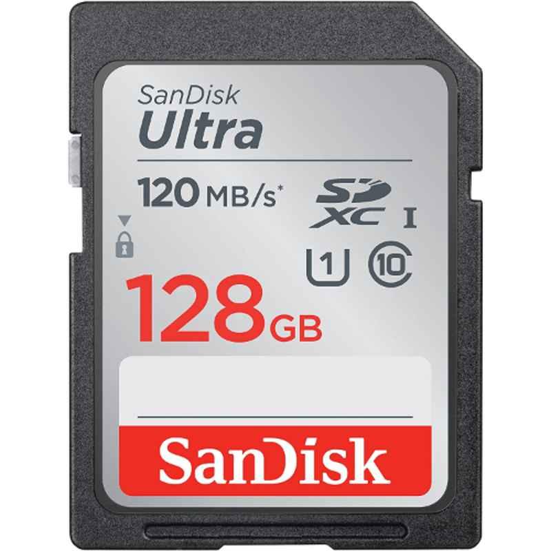 SanDisk Ultra 128GB Metallic Silver SDXC UHS-I Camera Card