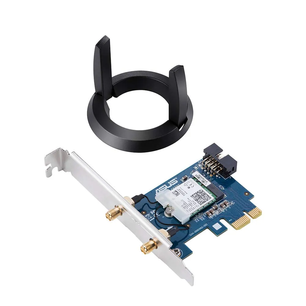 ASUS Dual-Band PCIe (Blue) AC2100 160MHz Wi-Fi Adapter, Green