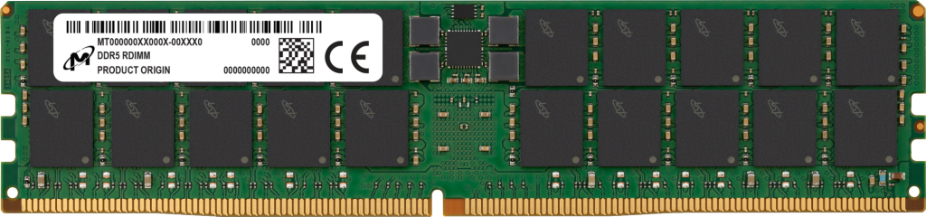CRUCIAL Micron 96GB DDR5-4800 RDIMM 2Rx4 CL40