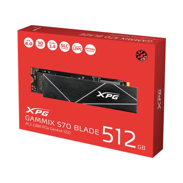 Adata XPG Gammix S70 Blade 512GB M.2 NVMe Gen4 Internal SSD - Image 4