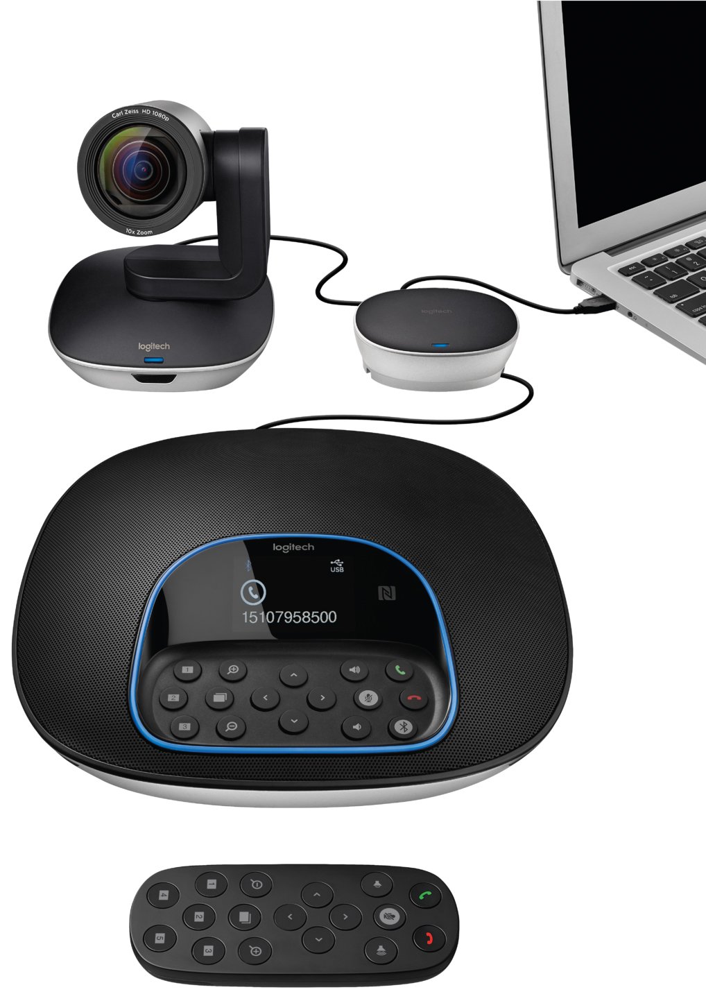 Logitech GROUP Video Conferencing System for Mid to Large-Sized Meeting Rooms