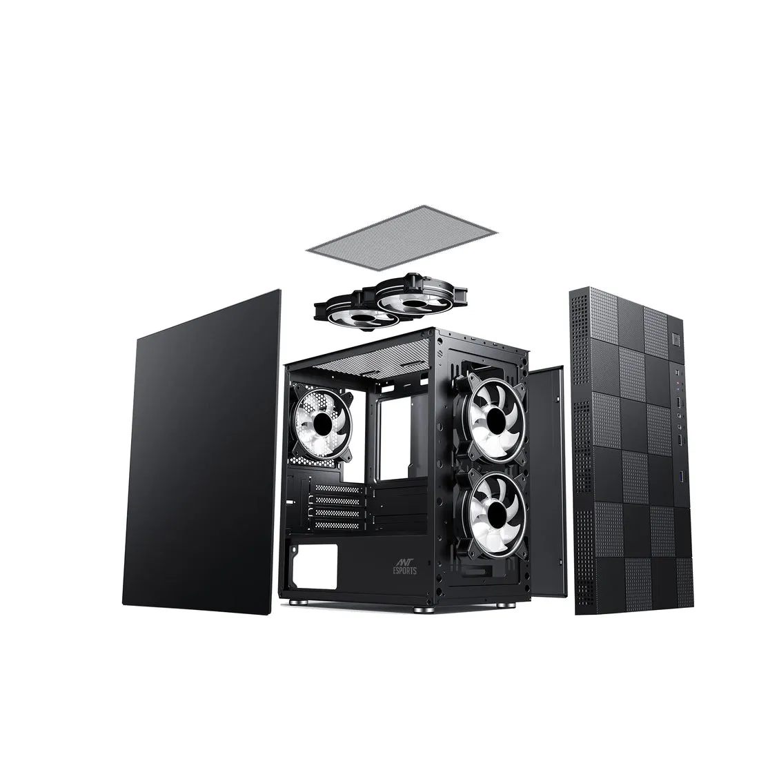Ant Esports Elite 1000 PS Mid Tower Gaming Cabinet
