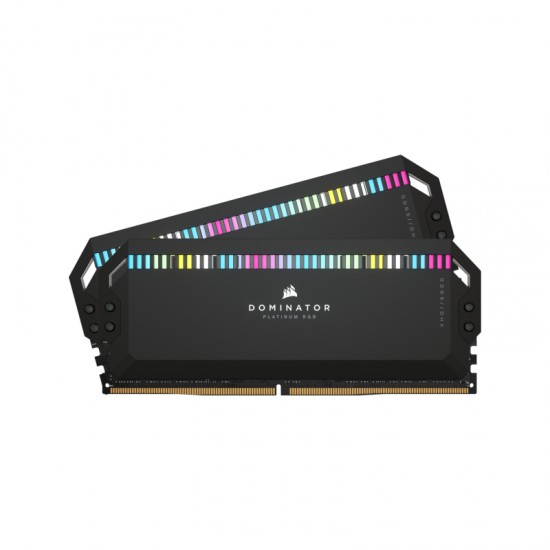 CORSAIR DOMINATOR PLATINUM RGB 32GB (2X16GB) DDR5 6200MHZ C36 MEMORY KIT - BLACK
