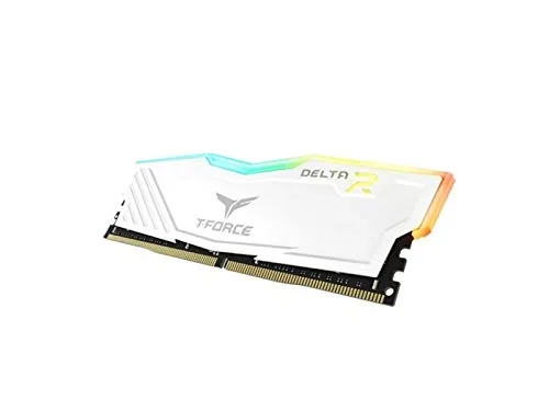 Teamgroup T-Force Delta RGB 8GB (8GBx1) DDR4 3200MHz White
