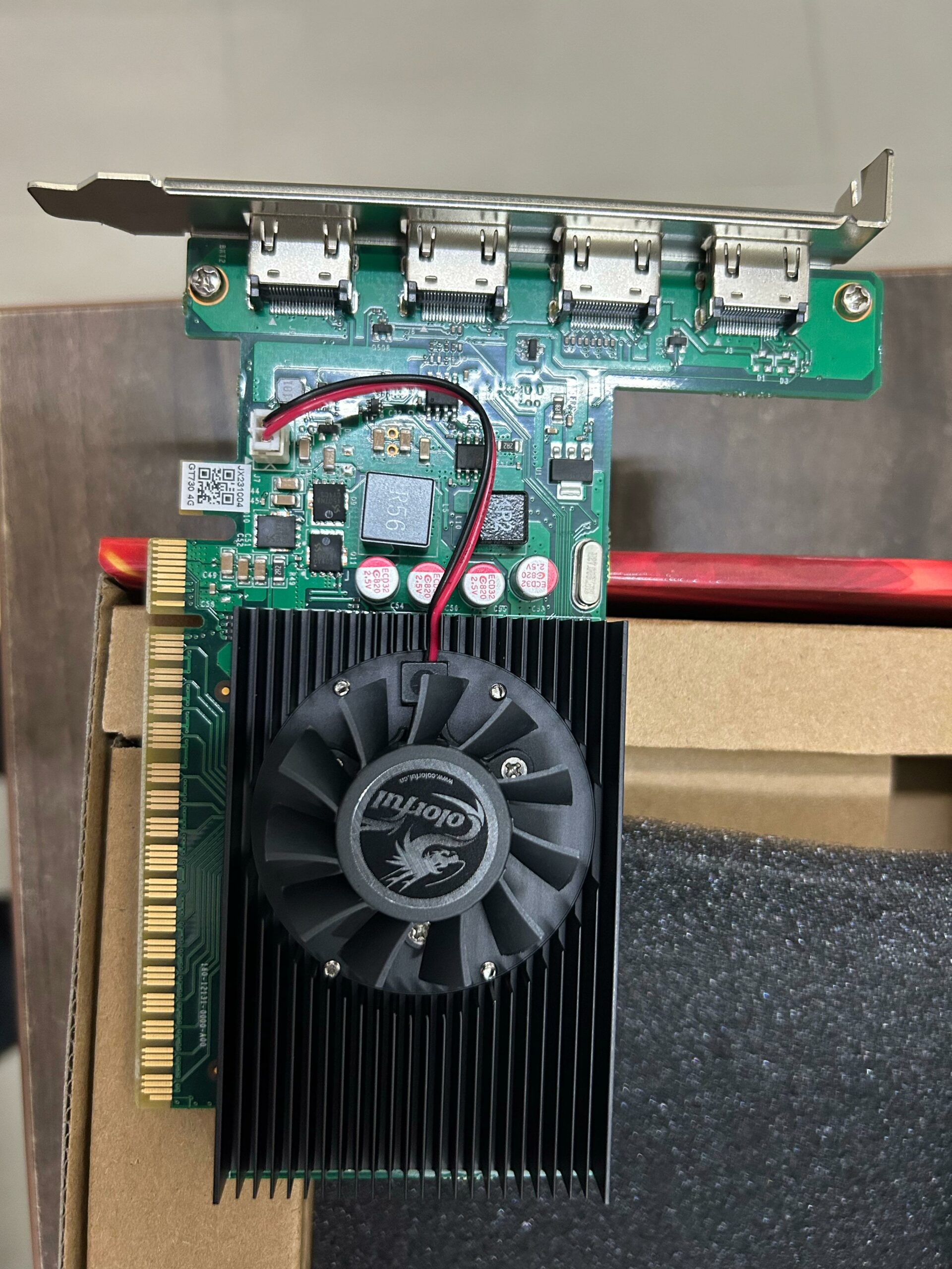Colorful GT 730 4gb with 4 HDMI DDR 5 Graphics Card