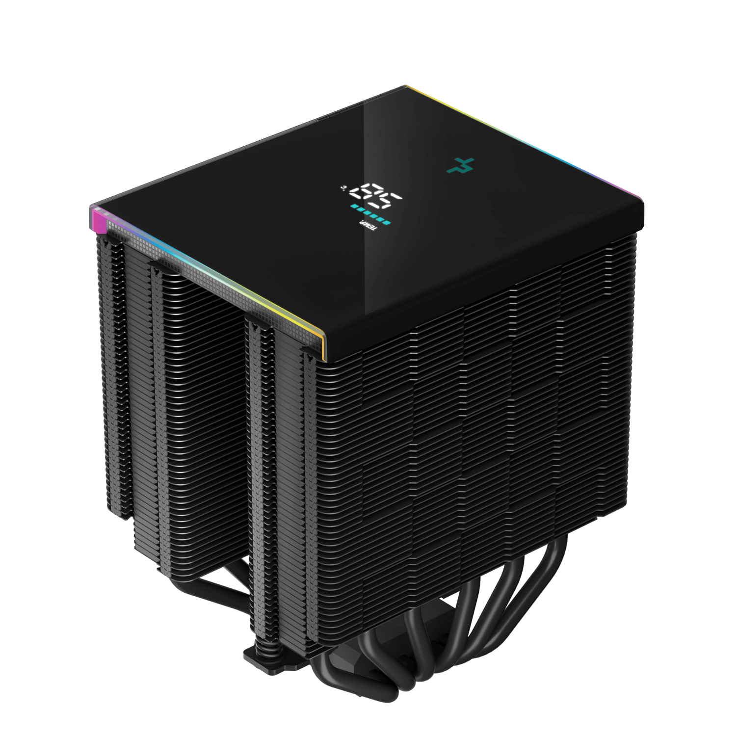 Deepcool AK620 Digital 120mm Dual Tower CPU Air Cooler with ARGB LED Strips hover view