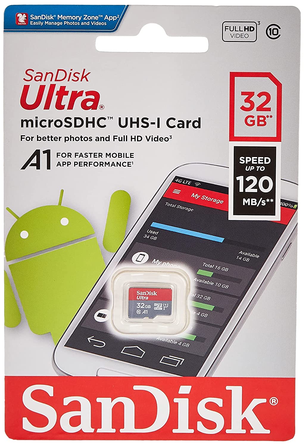 SanDisk Ultra microSD UHS-I Card 32GB