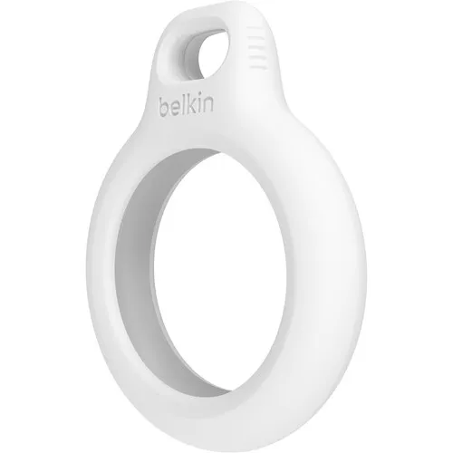 Belkin Apple AirTag White Secure Holder With Key Ring