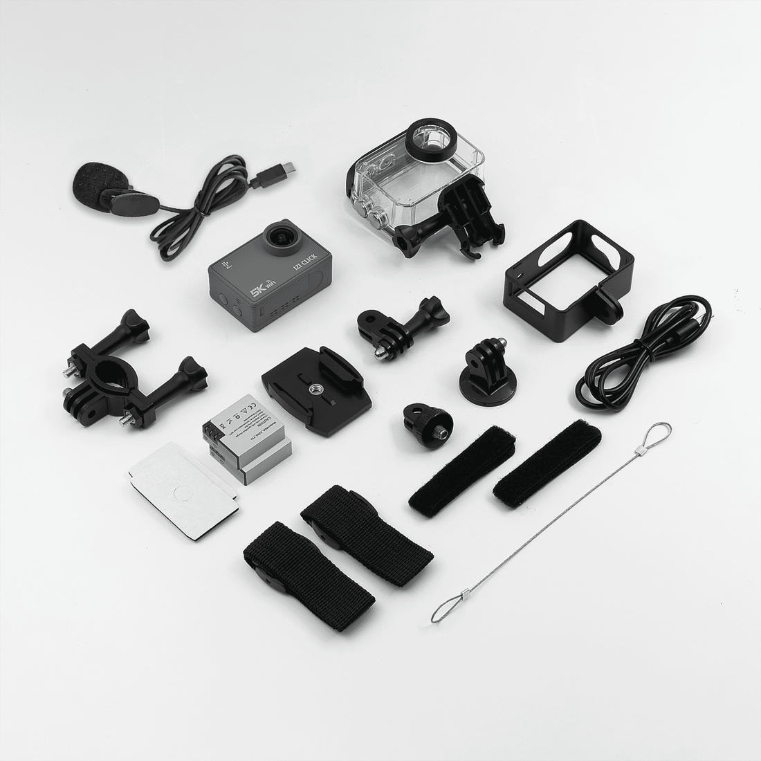 IZI Click Plus 5K Action Camera - 170 Wide Angle, Anti-Shake EIS - Image 3