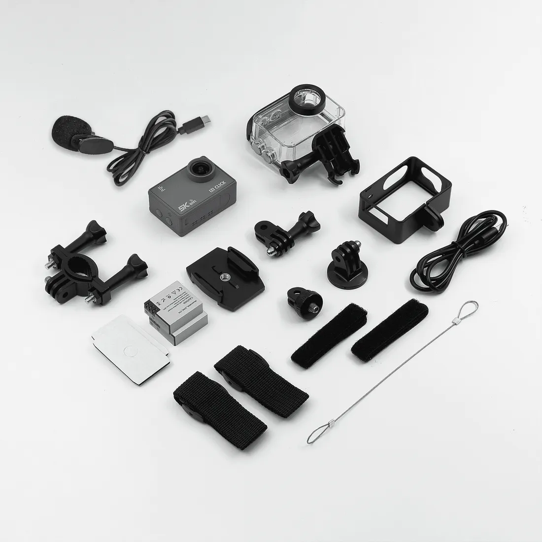 IZI Click Plus 5K Action Camera - 170 Wide Angle, Anti-Shake EIS - Image 3