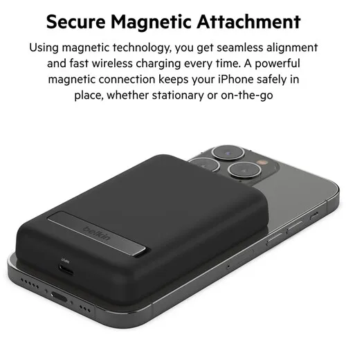 Belkin BoostCharge Magnetic Wireless Power Bank with Stand hover view
