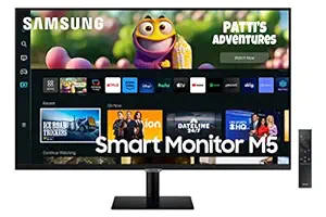 Samsung LS32CM500EWXXL 81.28 cm (32 inch) 1920 x 1080 Resolution, Black Smart Monitor