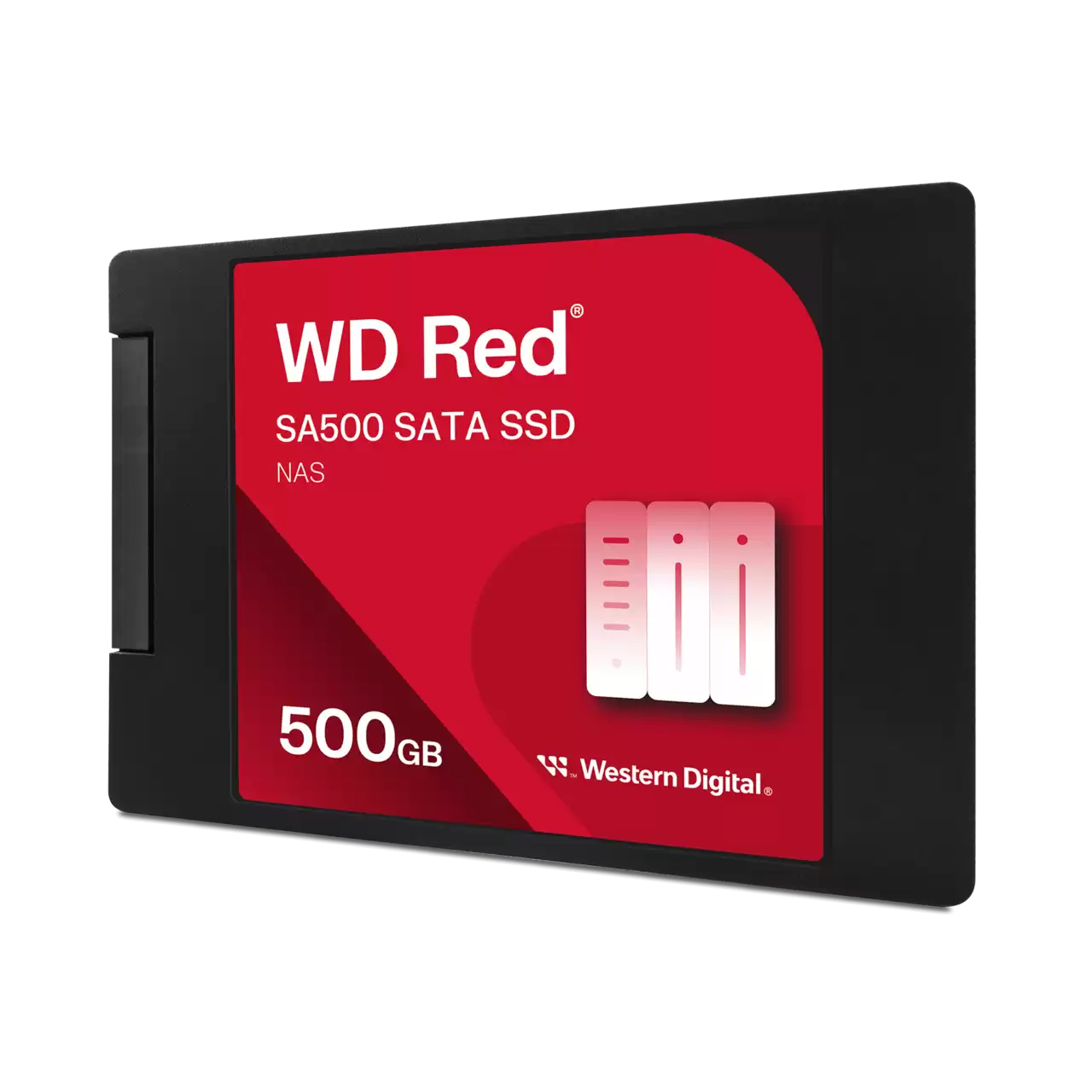 WD Red SA500 NAS SATA SSD 2.5”/7mm Cased - 500GB