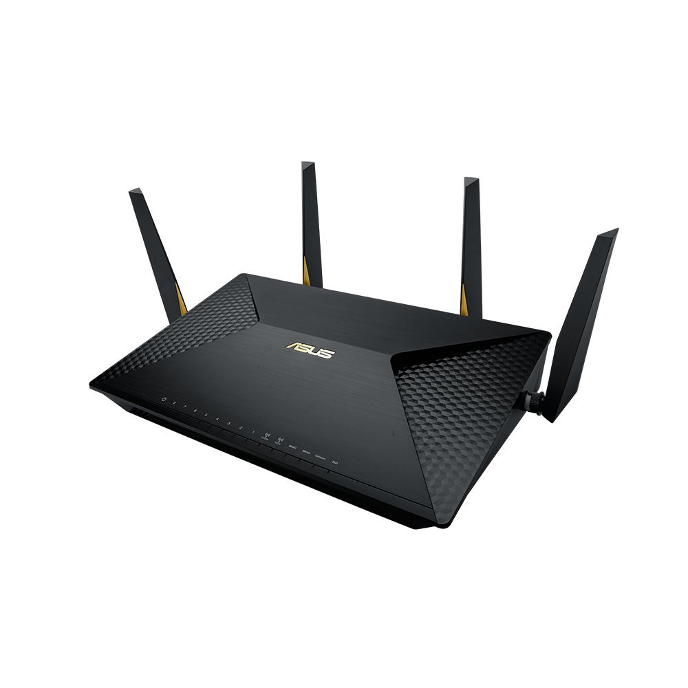 ASUS BRT-AC828 AC2600 Dual-WAN VPN Business WiFi Router (Black) with 4x4 MIMO Antenna Design, VLAN and AiProtection