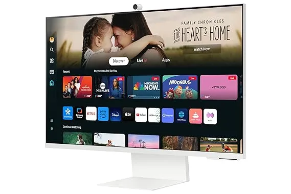 Samsung 32-Inch(80cm) M8 UHD Smart Monitor, 4K AI Upscaling