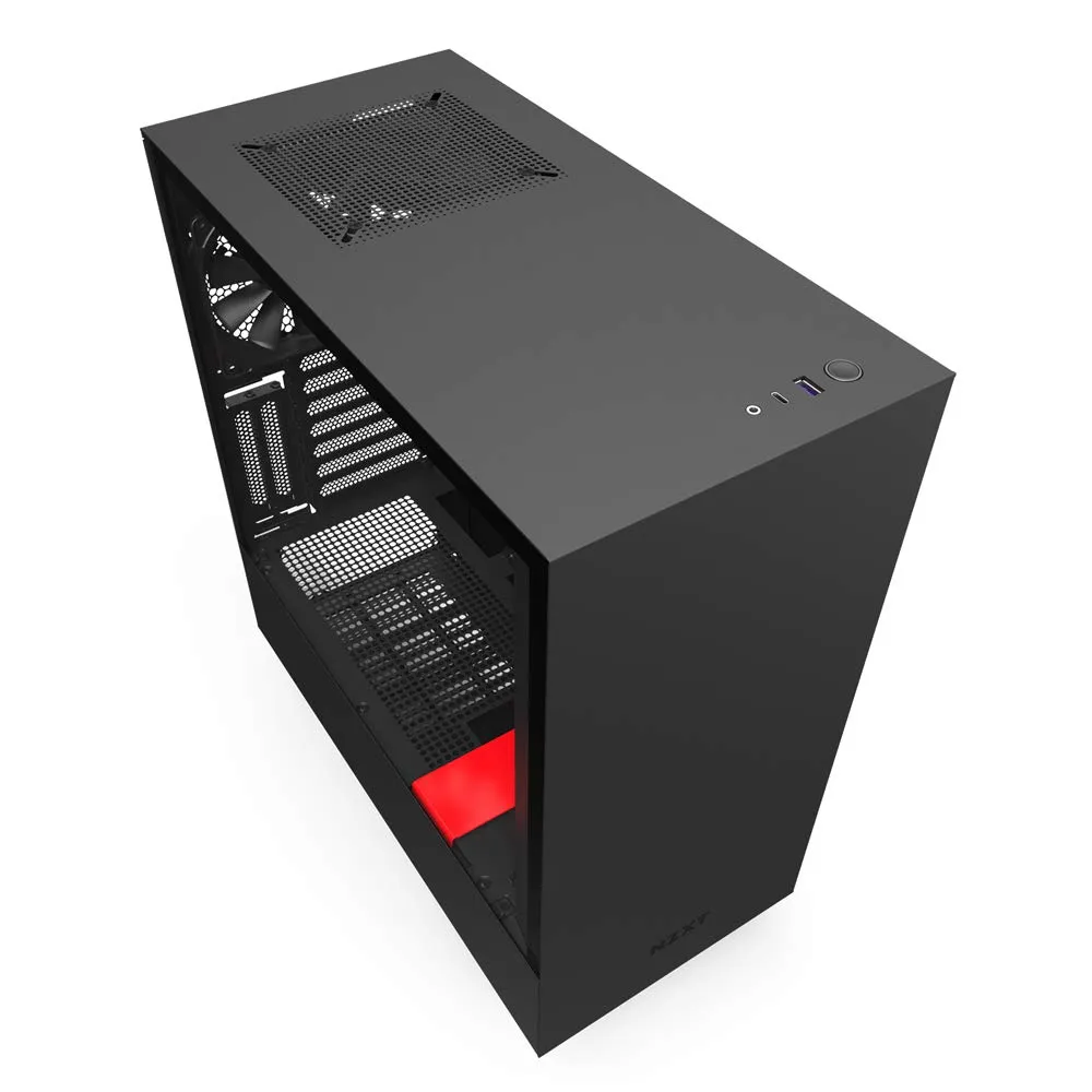NZXT H510i - Compact ATX Mid-Tower PC Gaming Cabinet