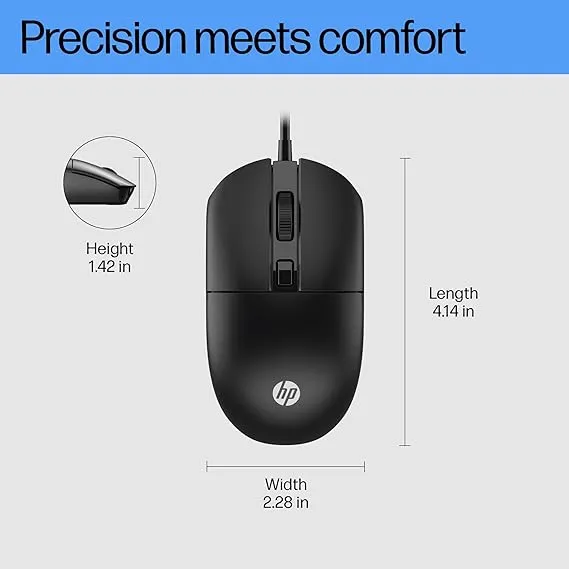 HP M070 Ergonomic Wired Mouse