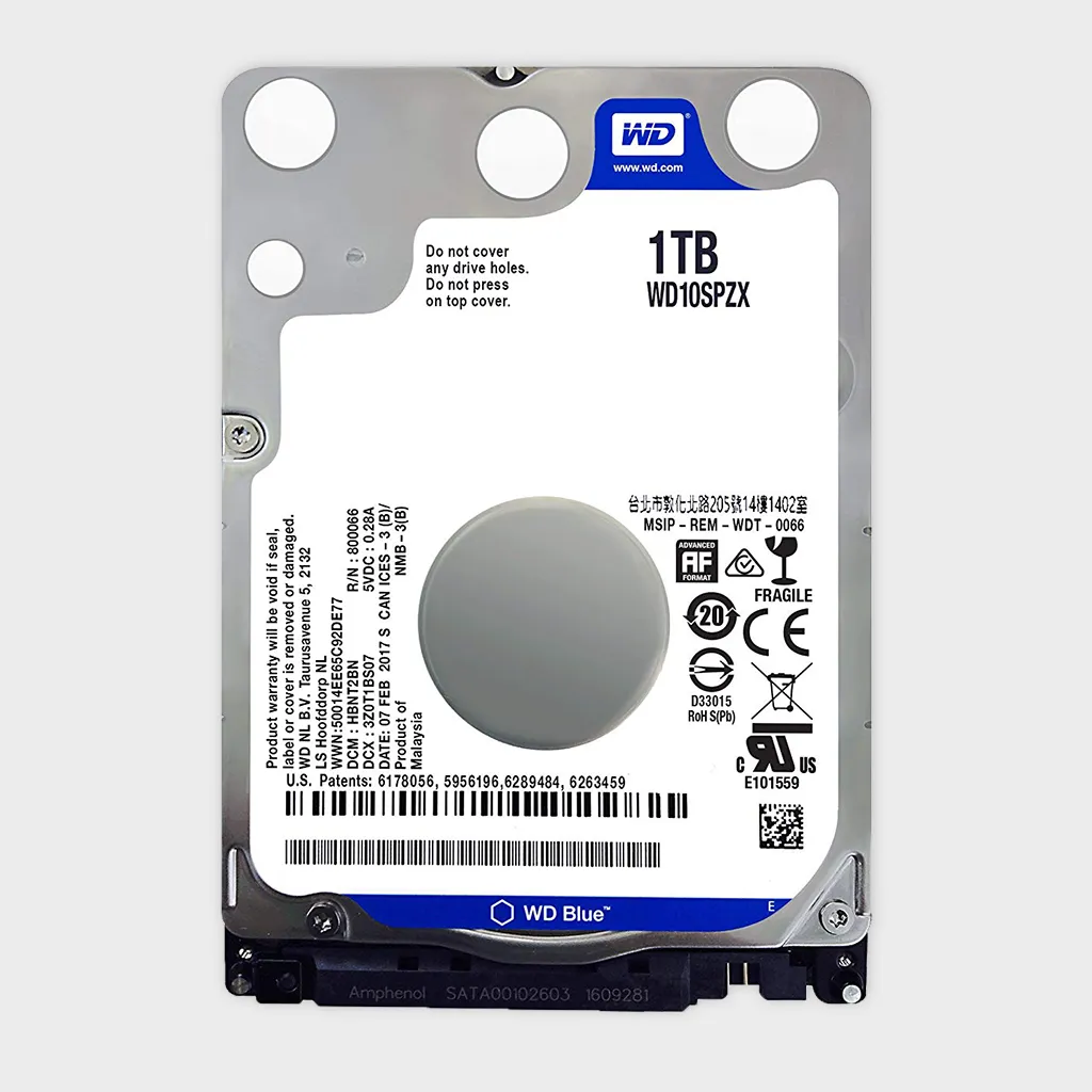 Wd - 1Tb Internal Laptop Hard Disk Drive (Wd10Spzx)
