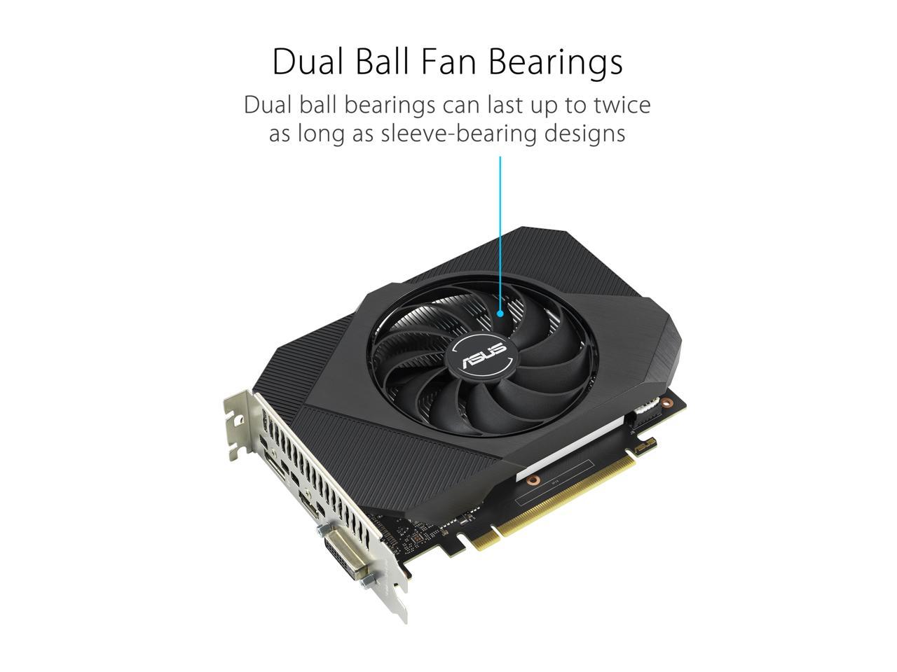 ASUS Phoenix GeForce GTX 1630 4GB GDDR6 Graphic Card PH-GTX1630-4G