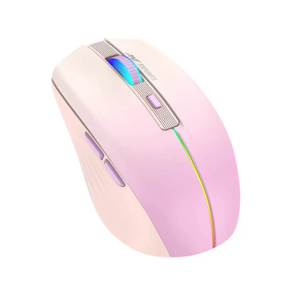 Ant Esports GM400W RGB Wireless Gaming Mouse (Light Pink)