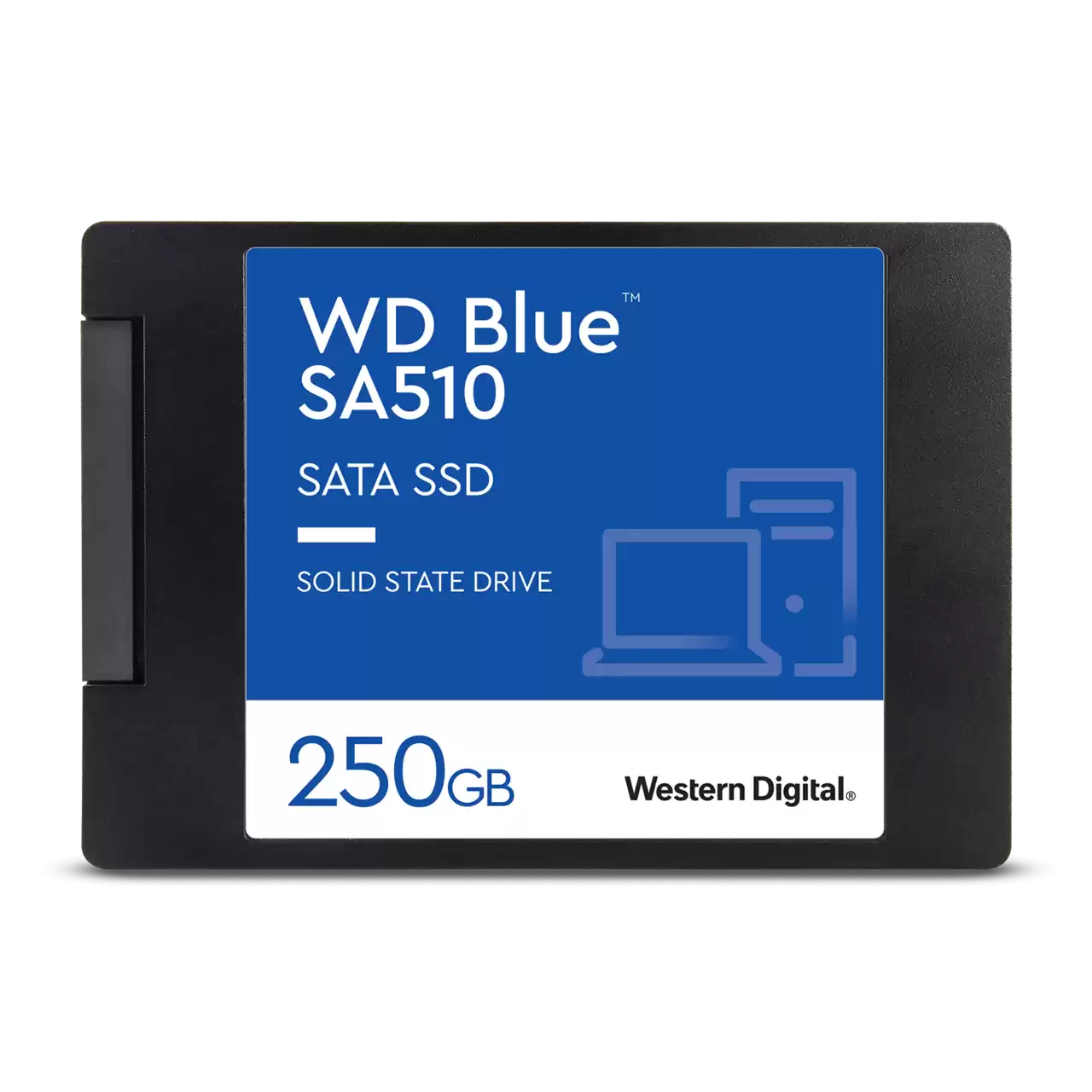 WD Blue SA510 250GB SATA SSD 2.5”/7mm cased