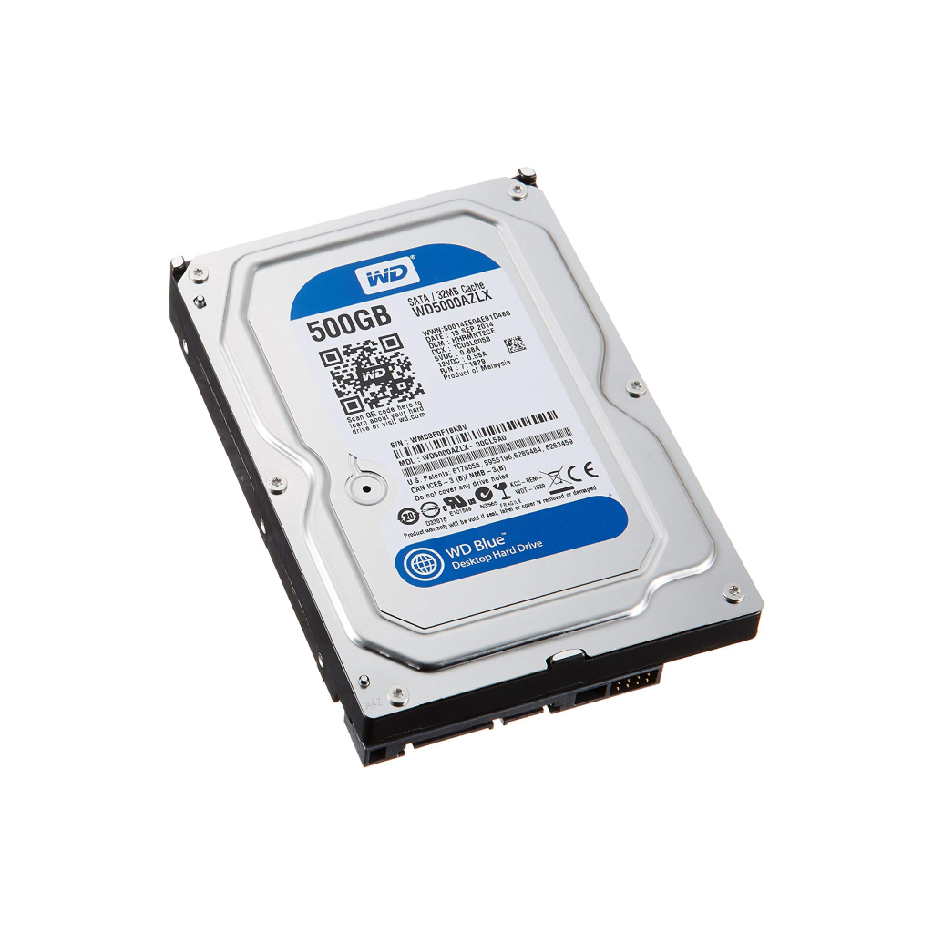 WD – Blue 500GB Internal Hard Drive Bare Drive (WD5000AZLX)