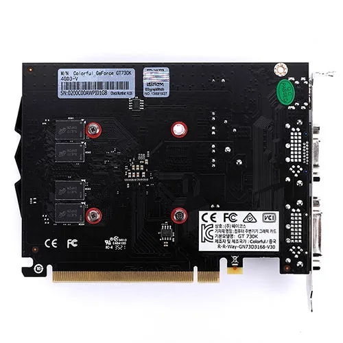 Colorful GeForce GT730K 4GD3-V Graphic Card