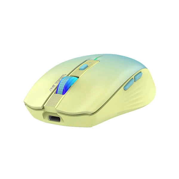Ant Esports GM400W RGB Wireless Gaming Mouse (Dull Yellow)