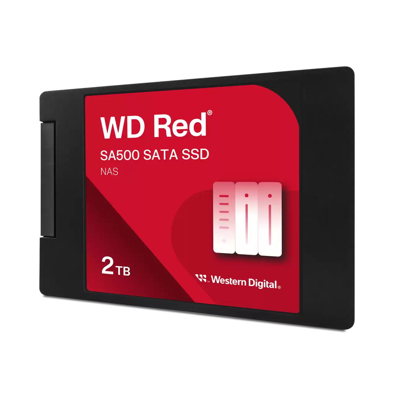 WD Red SA500 NAS SATA SSD 2.5”/7mm Cased - 2TB