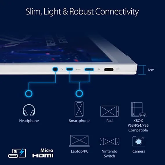 ASUS  ROG Strix XG16AHP-W MONITER