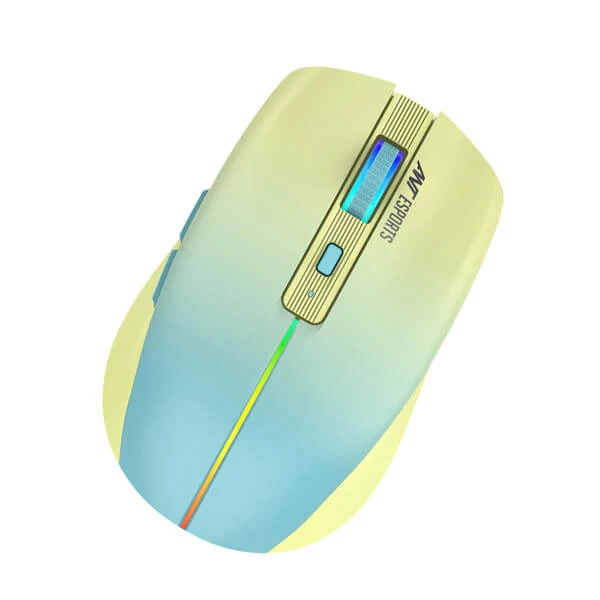 Ant Esports GM400W RGB Wireless Gaming Mouse (Dull Yellow)
