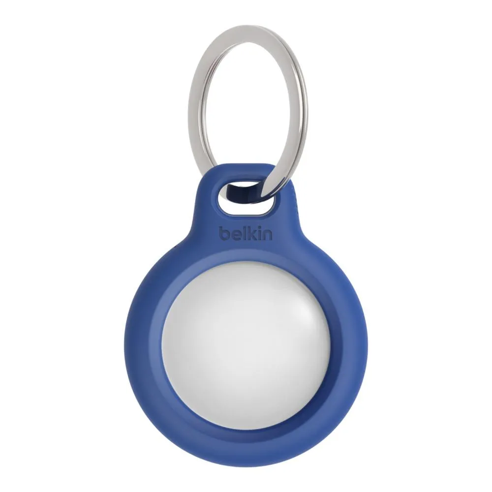 Belkin Apple AirTag Blue Secure Holder With Key Ring