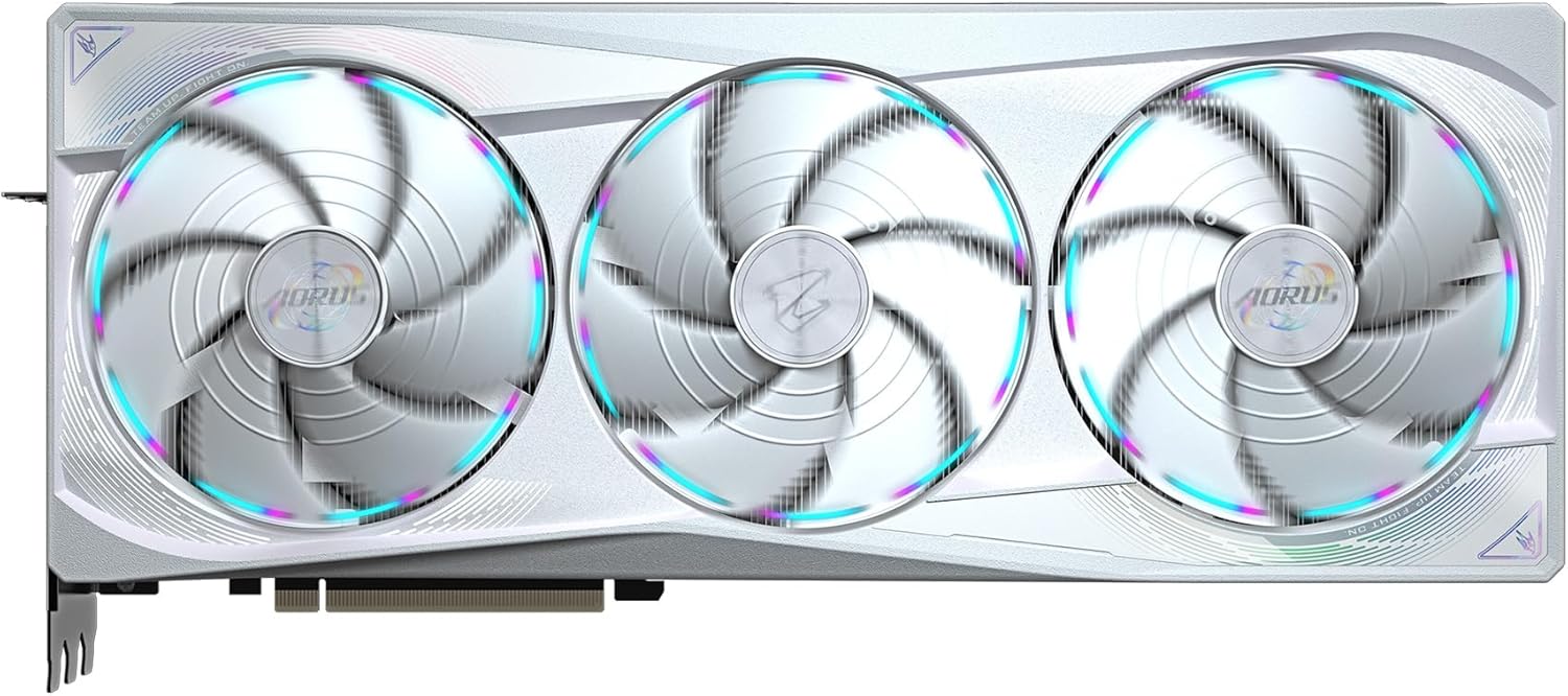 GIGABYTE AORUS GeForce RTX 5090 Master ICE 32G Graphics Card, WINDFORCE Cooling System, 32GB 512-bit GDDR7