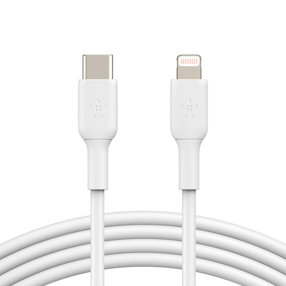 Belkin Boost Charge Lightning to USB Type-C Cable (3.3', White)