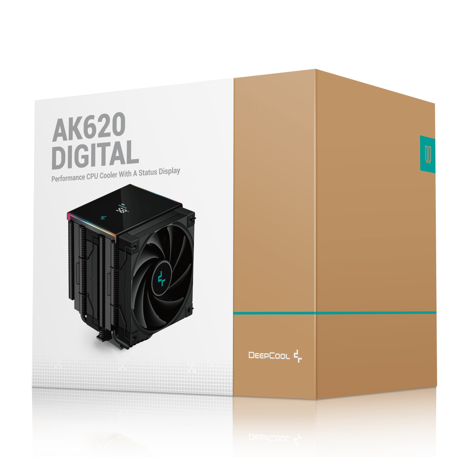 Deepcool AK620 Digital 120mm Dual Tower CPU Air Cooler with ARGB LED Strips
