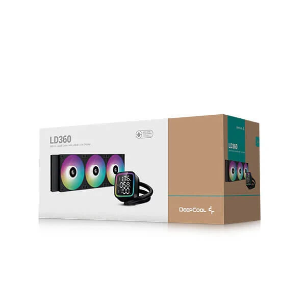 Deepcool LD360 ARGB CPU Liquid Cooler (Black) - Image 3